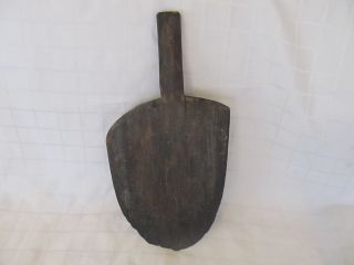 Old Antique Primitive Wooden Wood Rare Cutting Board Bread Plate photo