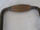 Old Primitive Hand Drill Wood Handle Wrought Iron Primitives photo 1