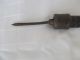 Old Primitive Hand Drill Wood Handle Wrought Iron Primitives photo 6