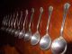 Antique Reed & Barton Soup/gumbo Spoons,  Set O 12,  1930 ' S Vintage? Silverplate. Flatware & Silverware photo 10