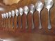 Antique Reed & Barton Soup/gumbo Spoons,  Set O 12,  1930 ' S Vintage? Silverplate. Flatware & Silverware photo 5