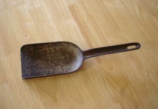 Primitive Small Cast Iron Shovel photo