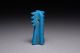 Ancient Egyptian Faience Djed Pillar Amulet - 1550 Bc Egyptian photo 2