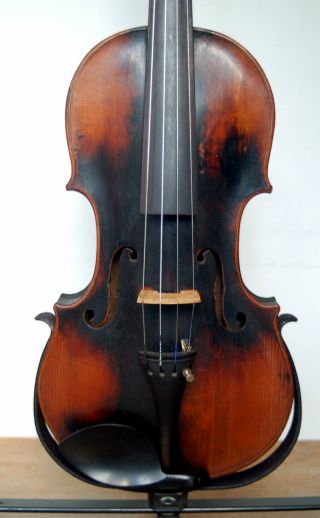Old Handmade German 4/4 Violin - Lab.  Jacobus Stainer - About 1900 photo