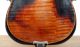 Old Handmade German 4/4 Violin - Lab.  Jacobus Stainer - About 1900 String photo 3