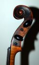 Old Handmade German 4/4 Violin - Lab.  Jacobus Stainer - About 1900 String photo 6