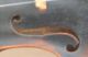 Old Handmade German 4/4 Violin - Lab.  Jacobus Stainer - About 1900 String photo 8