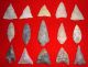 (15) Assorted Sahara Neolithic Points W/case Prehistoric African Arrowheads Neolithic & Paleolithic photo 2