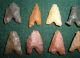 (12) Fine Mini Sahara Neolithic Algerian Points,  Prehistoric African Arrowheads Neolithic & Paleolithic photo 2