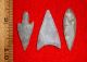 (3) Fine Assorted Sahara Neolithic Points,  Tools,  Prehistoric African Arrowheads Neolithic & Paleolithic photo 3