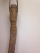 Vintage Wood Hand Carved Tree Branch Walking Stick Cane Hiking 48 1/2 