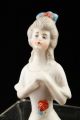 Antique Porcelain German Half Doll Figurine Pompadour Marie Antoinette 15506 Pin Cushions photo 5