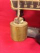 Antique Ohaus Metric Scale W/ Milk Glass Pans Brass Weight 2 Kilo Capacity Scales photo 6