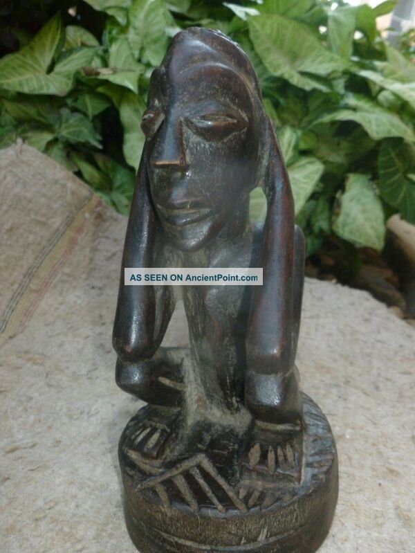 Home Passe Figure African Statues Wood African Tribal Art 19 Cm By 6.  5 Cm Other photo