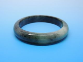 Fine Chinese Jadeite Oval Bangle photo