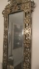 Big Vintage Orante Figural Brass Crystal Wall Mount Mirror Candle Holder Sconce Mirrors photo 6