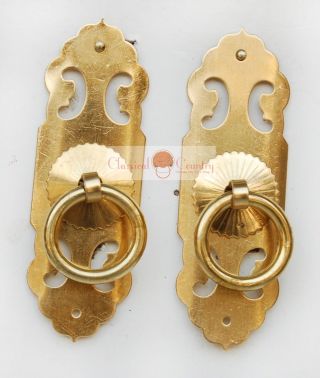 Chinese Furniture Hardware Brass Cabinet Strip Pull 3.  4 