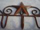 Rustic Early American Country Barn Star Key Hanger Holder Aged Copper 5 Hooks Hooks & Brackets photo 9
