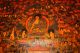 Antique Rare Large 24k Gold Master Buddha Life Thangka Thanka Painting Tibet photo 2