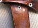 Antique Native American Indian H/made Knife Axe W/leather Scabbard Sheath Sign Native American photo 11