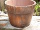 Antique Primitive Wood Sap Bucket W Bail Handle Aafa Primitives photo 2