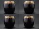 Japanese Lacquer Wooden Tea Caddy Night Vewing Of Cherry Blossom Rikyu (1120) Tea Caddies photo 2