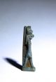 Ancient Egyptian Large Detailed Amulet Horus Double Crown Late Period 664 - 332 Bc Egyptian photo 3
