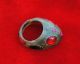 Vintage Indo Persian Mughal Islamic Rare Green Jade Jewelled Thumb Archer Ring Other photo 1