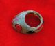 Vintage Indo Persian Mughal Islamic Rare Green Jade Jewelled Thumb Archer Ring Other photo 4