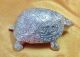 476g.  Wealthy Healthy Amulet Magic Lek Namphi Ore Powder Yantra Turtle Statue Amulets photo 1