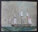 Very Rare Period Painting Of The Uss President/1809/sister Ship Of Constitution Other photo 9