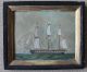 Very Rare Period Painting Of The Uss President/1809/sister Ship Of Constitution Other photo 3