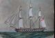 Very Rare Period Painting Of The Uss President/1809/sister Ship Of Constitution Other photo 8