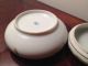 Antique Vintage Nippon Hand Painted Lidded Powder Box Jar Porcelain Dresser Bath Boxes photo 8