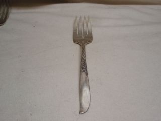 Vintage W M Rogers Silverplate Serving Fork photo