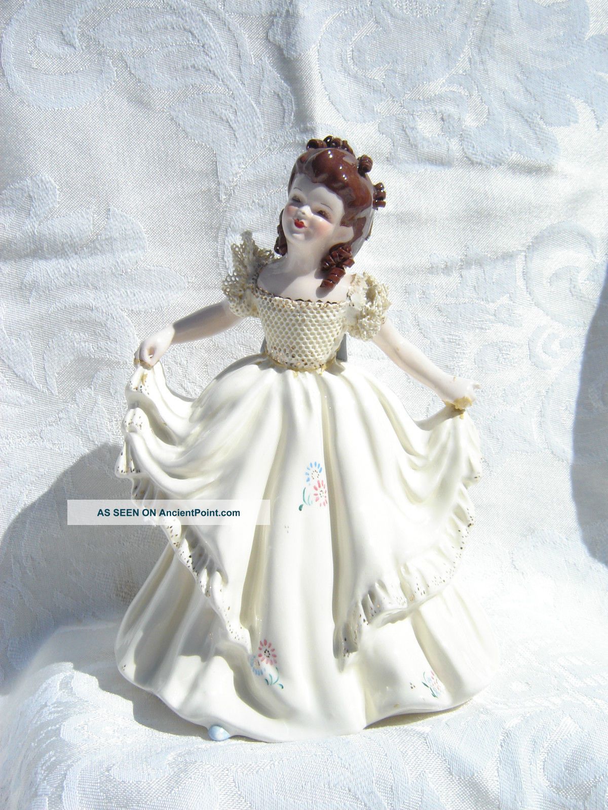 Florence Ceramics,  Rose Marie,  White Dress, Figurines photo