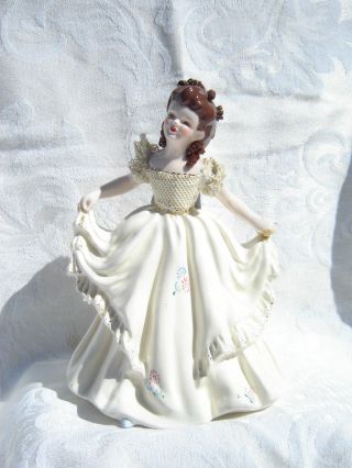 Florence Ceramics,  Rose Marie,  White Dress, photo