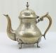 Indian Antique Hand Crafted Nickel Plated Brass Teapot (kettle) Vpa335 India photo 3