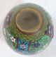 Small Antique Chinese Cloisonne Ginger Jar With Lid Bright Floral Butterfly Vases photo 8
