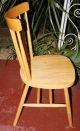 Vintage Mid Century Danish Modern Paul Mccobb Style Oak Wood Windsor Side Chair Post-1950 photo 2