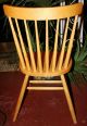 Vintage Mid Century Danish Modern Paul Mccobb Style Oak Wood Windsor Side Chair Post-1950 photo 3