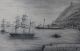 Large Framed Signed Antique Harbor Scene/ships/lighthouse/church/mid 1800s Other photo 8
