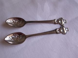Vintage Rolex Bucherer Interlaken Silverplated Gift Demi Tasse Spoons photo