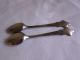 Vintage Rolex Bucherer Interlaken Silverplated Gift Demi Tasse Spoons Souvenir Spoons photo 3