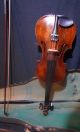 Old Antique German Hopf Violin 4/4 W/ Case Vintage Bow String photo 4