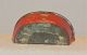 Antique Red Painted Tin Stenciled Match Safe Holder,  Americana,  Boxes Primitives photo 5