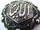 Antique Arabic Islamic Silver Brooch Pin Filigree North Africa Tunisia Ca1900 ' S. Islamic photo 4