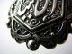 Antique Arabic Islamic Silver Brooch Pin Filigree North Africa Tunisia Ca1900 ' S. Islamic photo 8