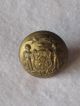 Great Antique Late 1800s Wisconsin State Seal Militia Cuff Size Button - Scovill Buttons photo 1