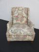 Vintage White Accent Lounge Arm Chair Vervain Suzani Style Designer Fab French Post-1950 photo 1